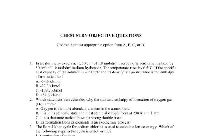 be your chemistry online tutor